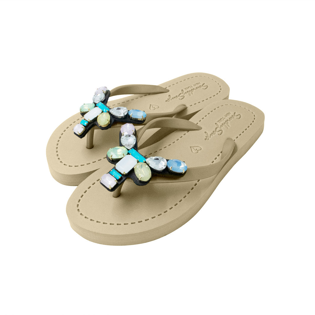 Dumbo - Rhinestone Flat Flip Flops Sandal