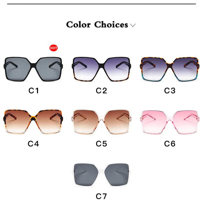 Fashion Women Oversized Sunglasses