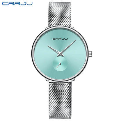 Fashion Women Watch Luxury Casual Simple Ladies Daily Dress Mesh Wristwatch